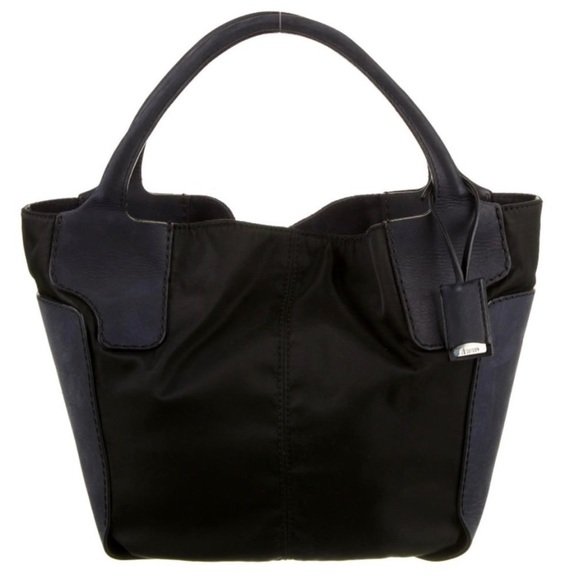 Authentic JIL SANDER (Original) Made in Italy | Mixed-Material Tote Black - Picture 1 of 16